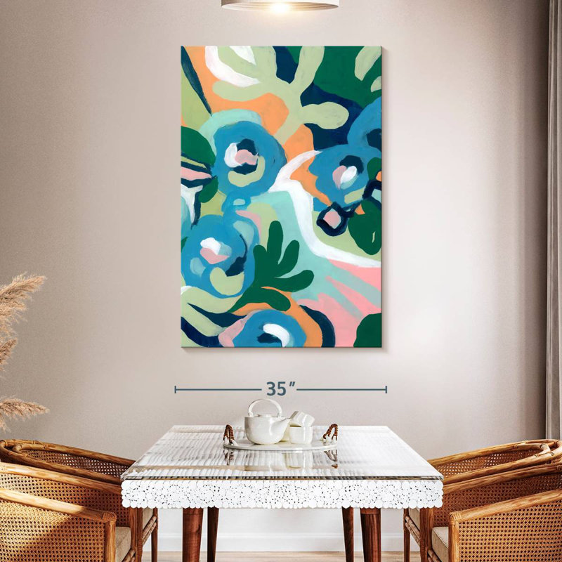 Avery Bright Floral Dance I, H 51 po x l 34 po