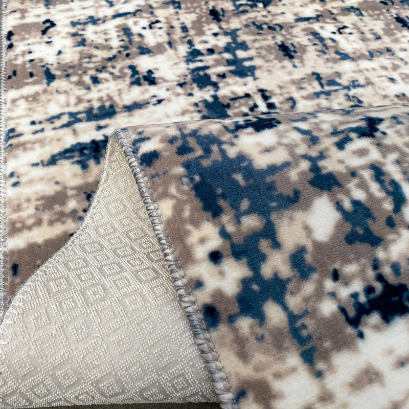 Gilby Abstract Area Rug, Runner 100 x 700cm