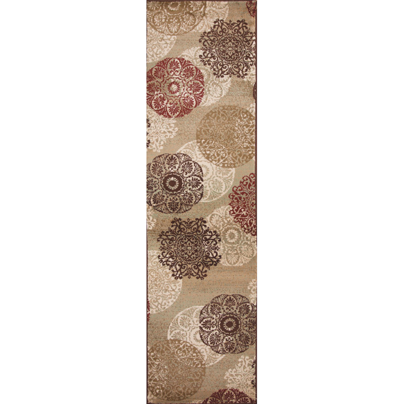 Pettill Sage Green Area Rug, Tapis de couloir 2 pi 2 po x 7 pi 11 po