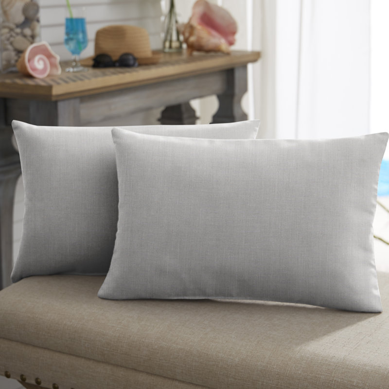 Coussins Easton Sunbrella, 12 po x 18 po, Ponce moulée