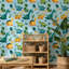 Papier peint dinosaures tropicaux-1319725938