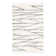 Tapis rayé blanc / gris Abrahams