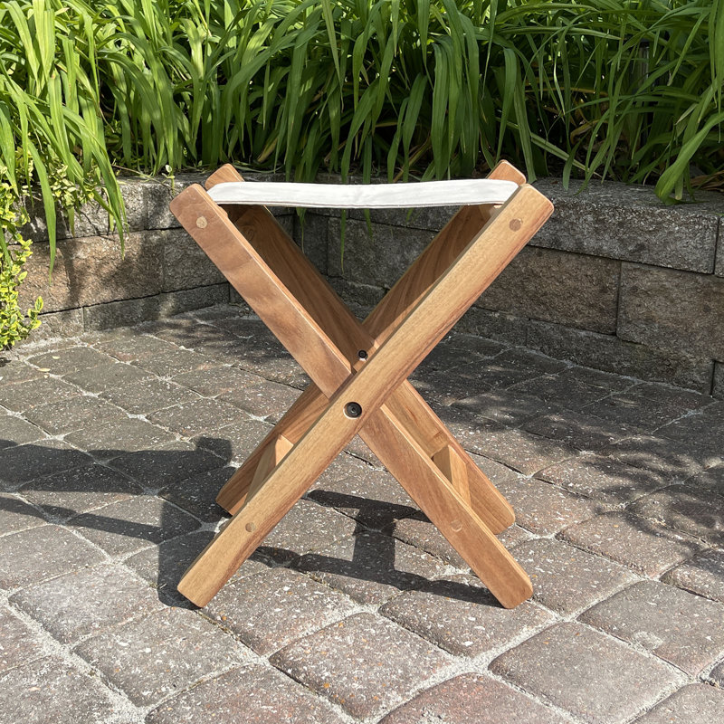 Dhekelia Solid Wood Accent Stool