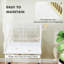 Bird Cage with Divider 4 Wooden Perches Slide Out Tray-115400554