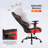 BestOffice Adjustable Reclining Faux Leather Swiveling PC & Racing Game Chair-1240755420