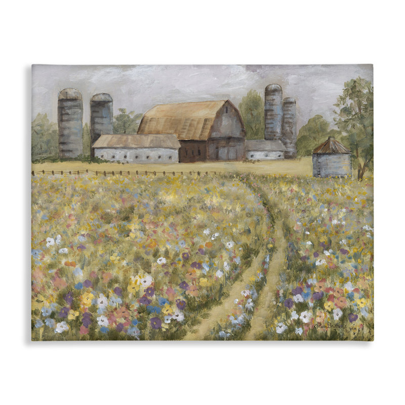 «Meadow Path to Barn Barn» par Pam Britton, H 24 po x l 30 po