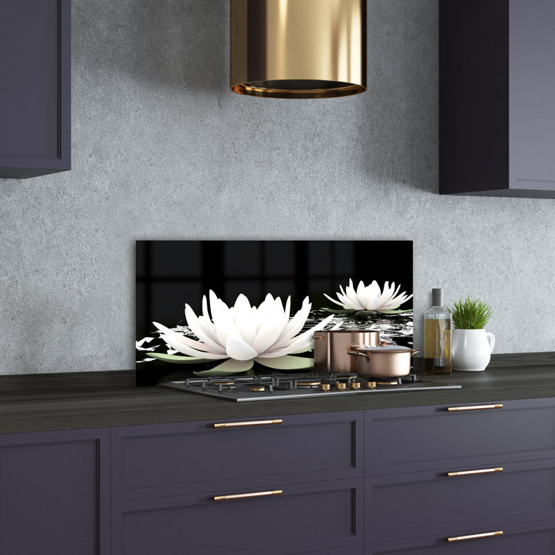 Lorrainne 50cm W x 100cm L Glass Peel and Stick Panel
