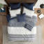 Housse de couette en coton 3 pièces - imprimé, touffetage en chenille, literie lavable à la machine, attaches de coin-120274406-120274408