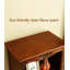 Armoire de rangement en bois de style rétro avec structure en bois d'hévéa durable
