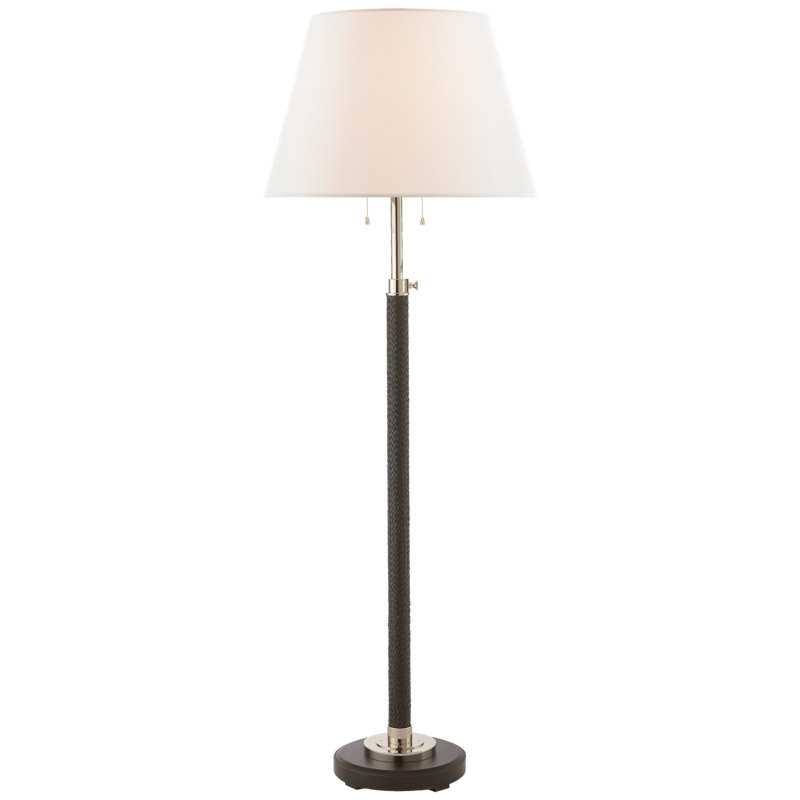 Pierson 63.5'' Traditional Floor Lamp, Polished Nickel