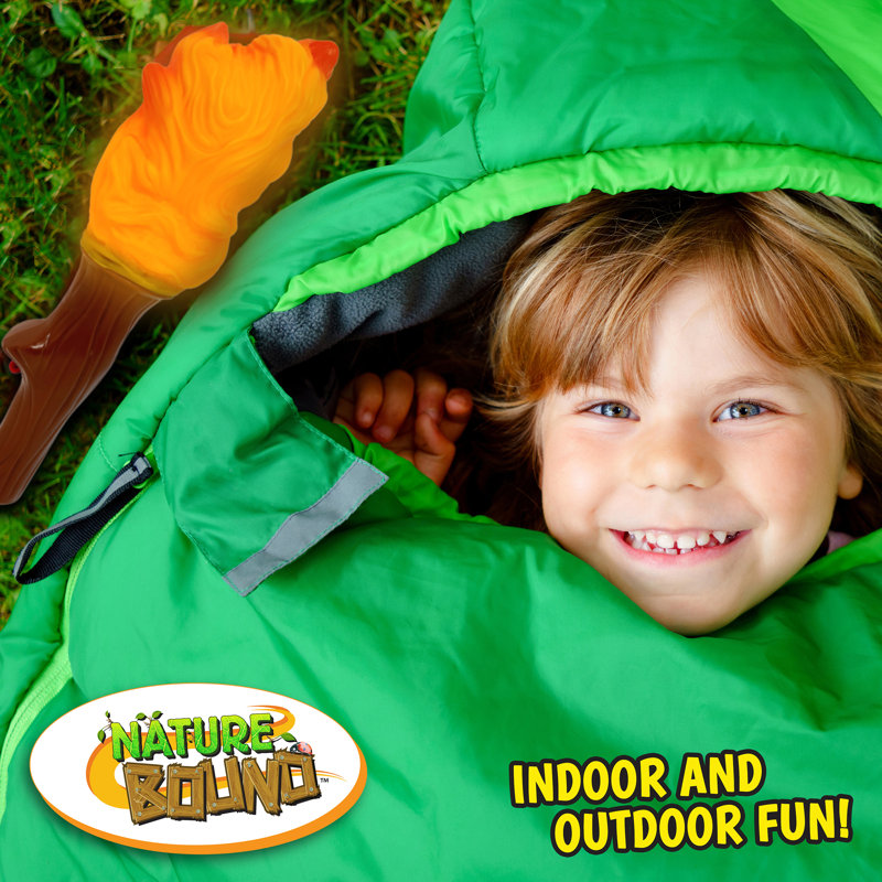 Nature Bound: Torche Glowing Explorer - jouet lumineux portatif, sons de cricket-cricket, lumière scintillante-brillante, jeu de camping en plein air, enfants 3+