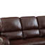 Canapé inclinable électrique en cuir végétalien 82,7 po de large avec port USB-725434061