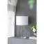 Lampe de table D14x25,2 "avec tranche d'agate et abat-jour tambour (assemblage de l'abat-jour requis)