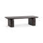 Chloe Solid Wood Sled Coffee Table-1453965478