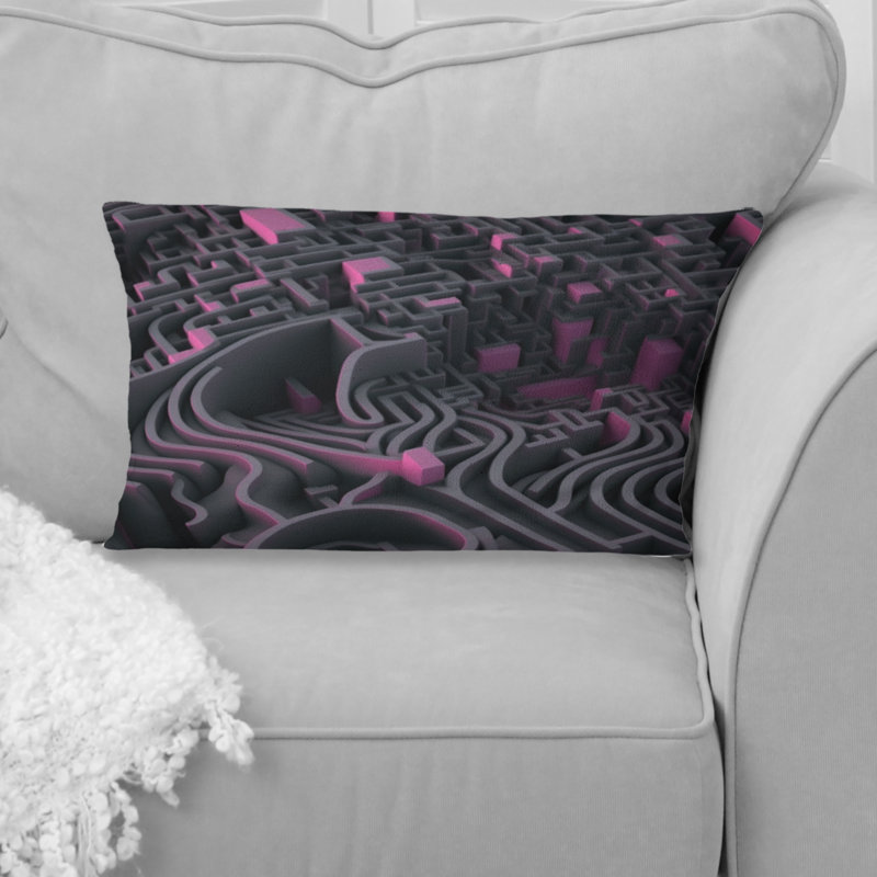 Coussin Futuristic Labyrinth