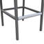 Tabouret de bar d'extérieur avec structure en aluminium thermolaqué et Textilene résistant à l'eau