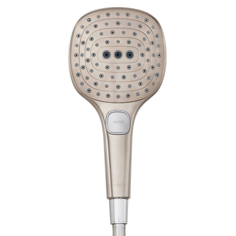 Raindance HG Select 120 Multi Function Handheld Shower Head, Brushed Nickel, 2.5 GPM