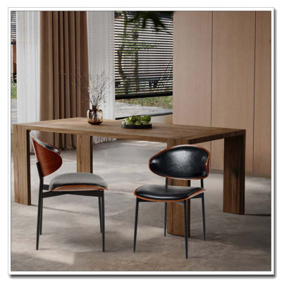 Chaises de salle à manger en similicuir
