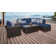 5 - Person Modular Patio Conversation Sets with Cushions