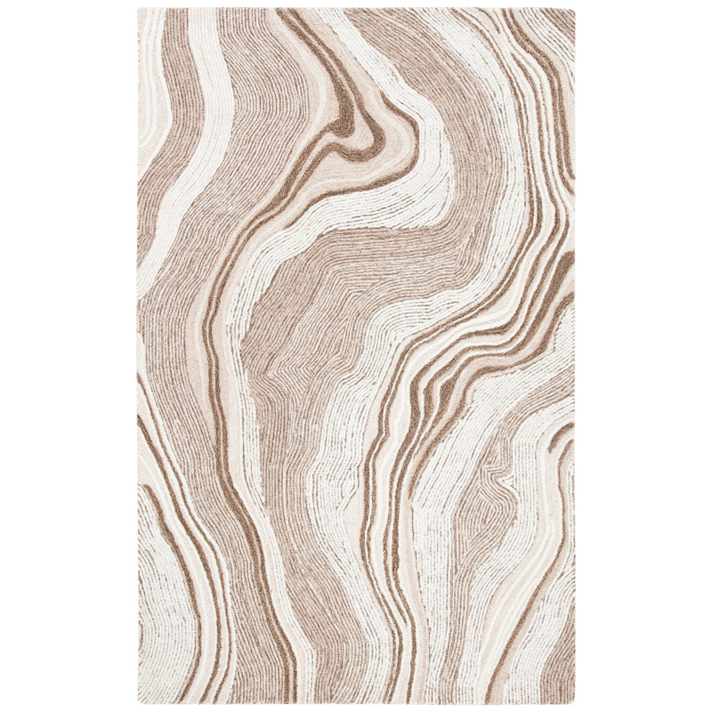 Tapis en laine touffeté à la main Kriner, Rectangle de 11 pi x 15 pi