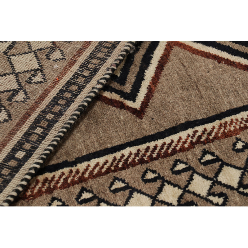 Vintage One-of-a-Kind 6'7X9'5 Hand Knotted Area Rug