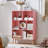 7 Cube Bookshelf, 3 Tier Modern Bookcase With Legs, Wood Cubeicals Organizer Storage Open Shelves, Retro Display Book Shelf, Freestanding Short Book Case For Bedroom,Living Room,Office-1887888351