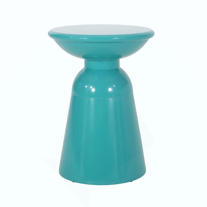 Outdoor Metal End Table -Large