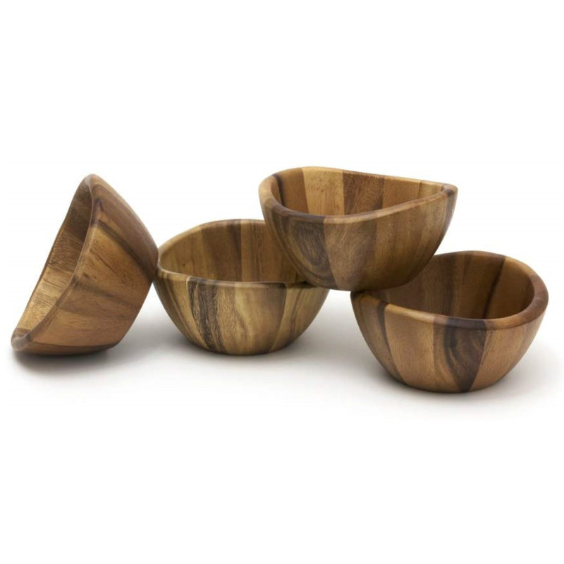 August Grove® Vosburg Wood Salad Bowl