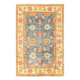 Canvello Original Hand-Knotted Oushak Rug - 6' X 9'