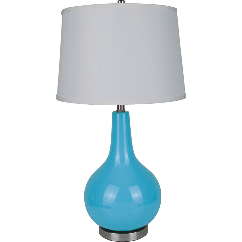 Ivalee Metal Table Lamp, Blue