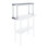12 in. Deep x 36 in. Long Stainless Steel Single Tier Overshelf
