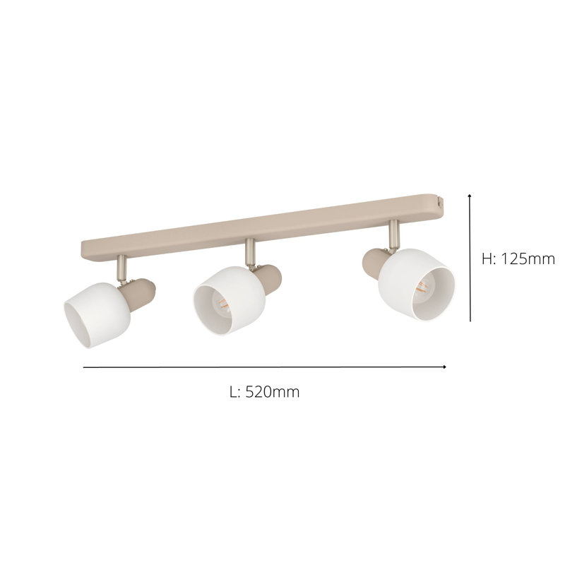 Herblain Glass Flush Mount