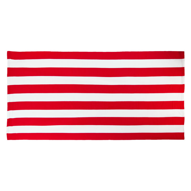 Serviette de plage Antonie Cabana, Rouge