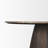 Mellonia 54" Round Dark Brown W/ Cappuccino Marble Pedestal Dining Table-1702065650-1688918252