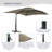 Stevin 157.48'' x 118.11'' Rectangular Cantilever Umbrella-1333642612