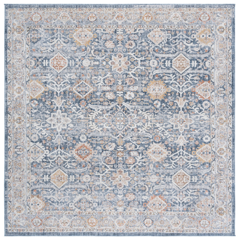 Scarlett 406 Performance Oriental Rug, Square 6'7"