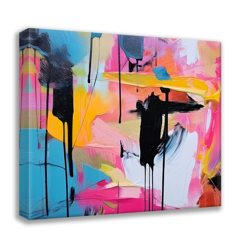 Drips-8  Giclee on Gallery Wrapped Canvas, 24" H x 24" W