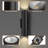 12''H Black Aluminum Dimmable LED Wall Sconces-1113858743-1113858744