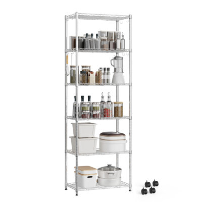 6-Tier Metal Shelving Units