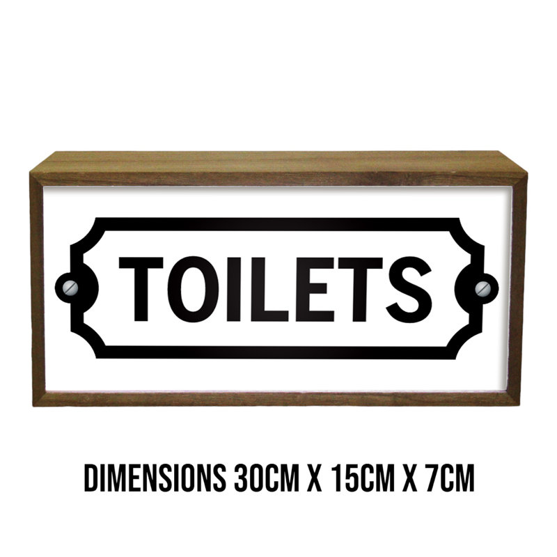 Ravei Toilets 15" LED Sign