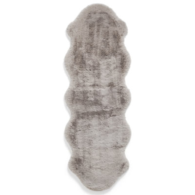 Lehi area rug Table Tufted Sheepskin Silver