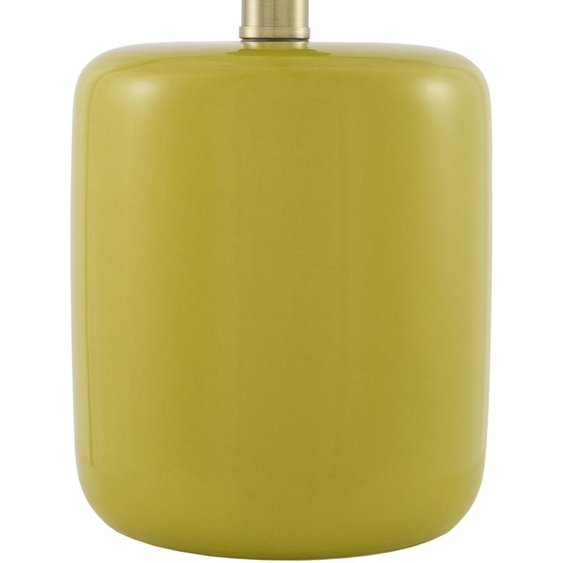 Aashif Table Lamp, Grass Green, Brown