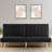 Dacy Twin 68.5" Wide Tufted Back Convertible Sofa-365870122