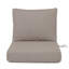 Ensemble de coussins de siège et de dossier de 25 po de large Sunbrella® avec coussin de siège extra épais de 5 po-295331373