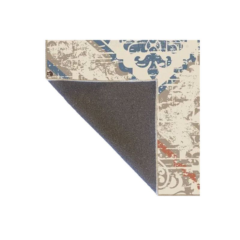 Tapis décoratif lavable à thème YellowDiamond, Sous-tapis carré 3 pi 3 po inclus