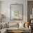 Squiggle Rectangle Champagne Silver Mirror