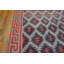 Antique Rustic Tribal Geometric Allover Pattern Cotton Dhurrie Room Size Rug