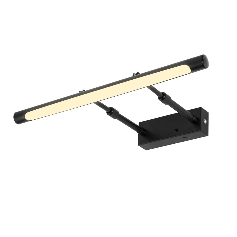 16.85''Rechargeable Picture Light with Remote - Dimmable 3CCT Adjustable Swing Arm, Wireless Battery Operated Wall Light for Artwork & Paintings