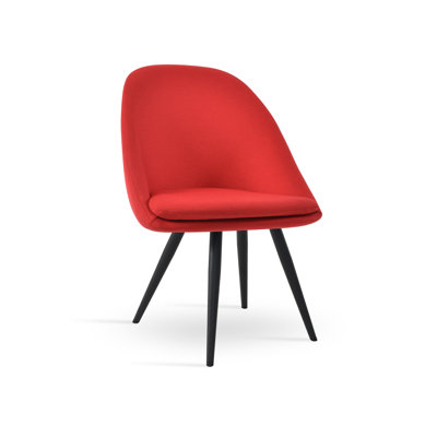 Avanos Star Side Chair in Red Fabric