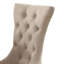 Fauteuils à dossier capitonné beige et patiné Antyon